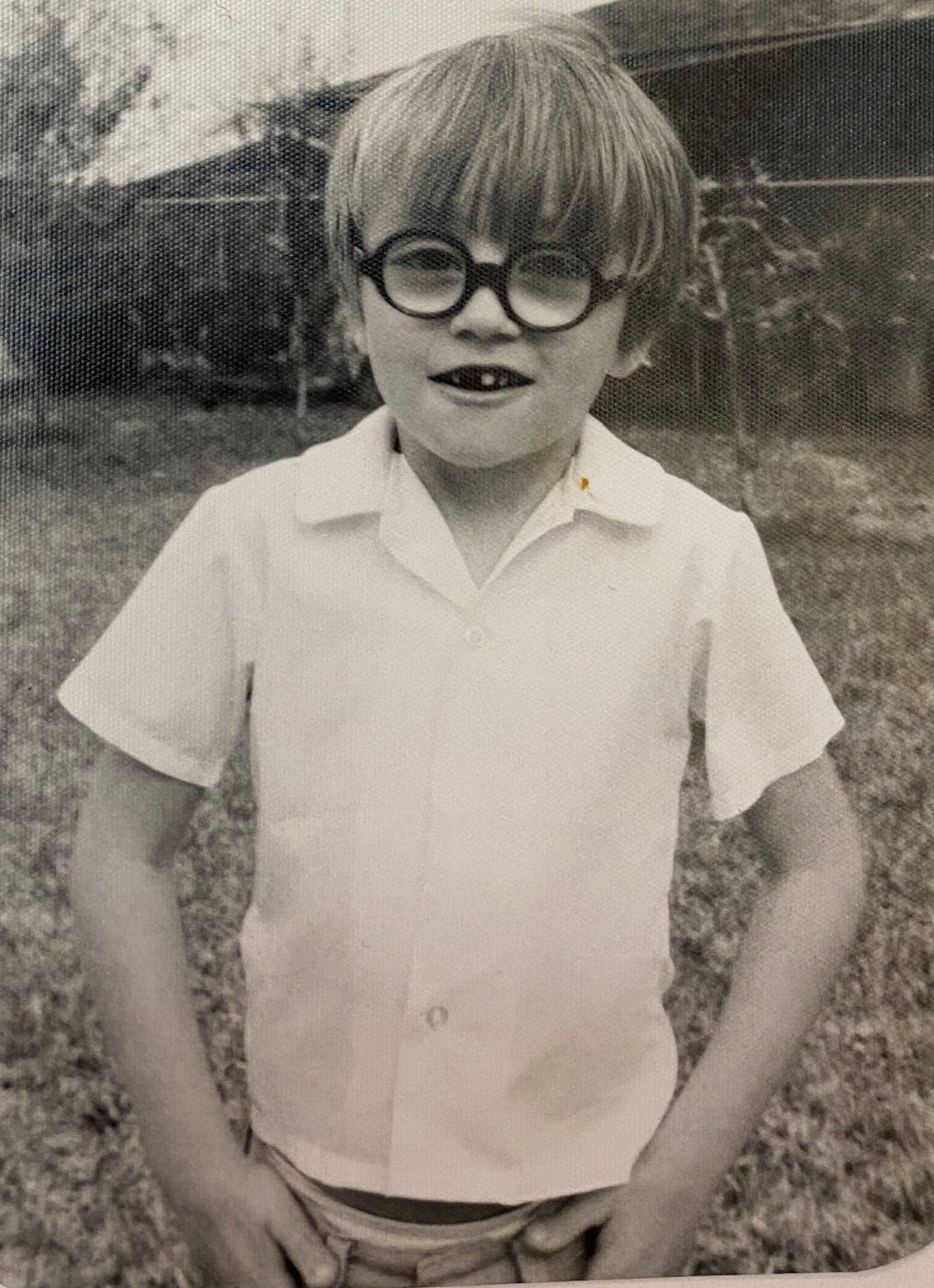 A photo the Bill as a young boy
